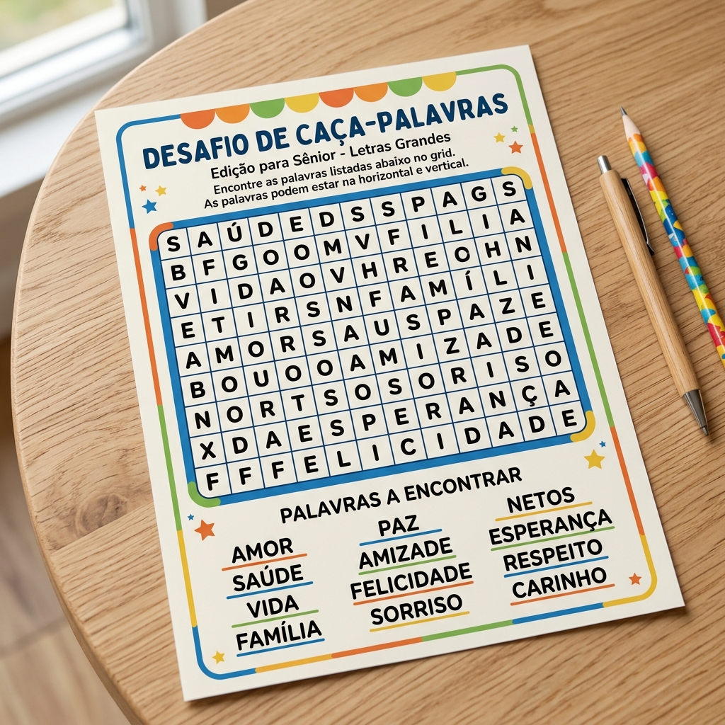 Exemplo 2: Desafio de Caça-palavras